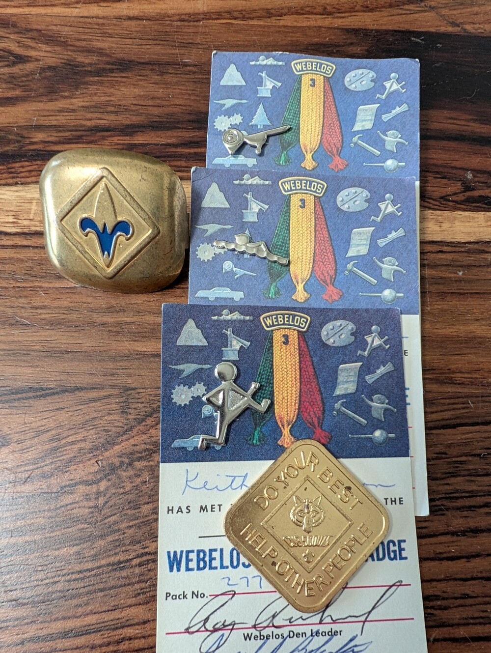 Vintage 1980s Boy Scouts Cub Scouts Webelos Metal Activity Badge Pins & More Lot